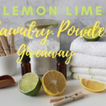 SIGN UP TODAY FOR OUR LEMON LIME LAUNDRY POWDER GIVEAWAY!